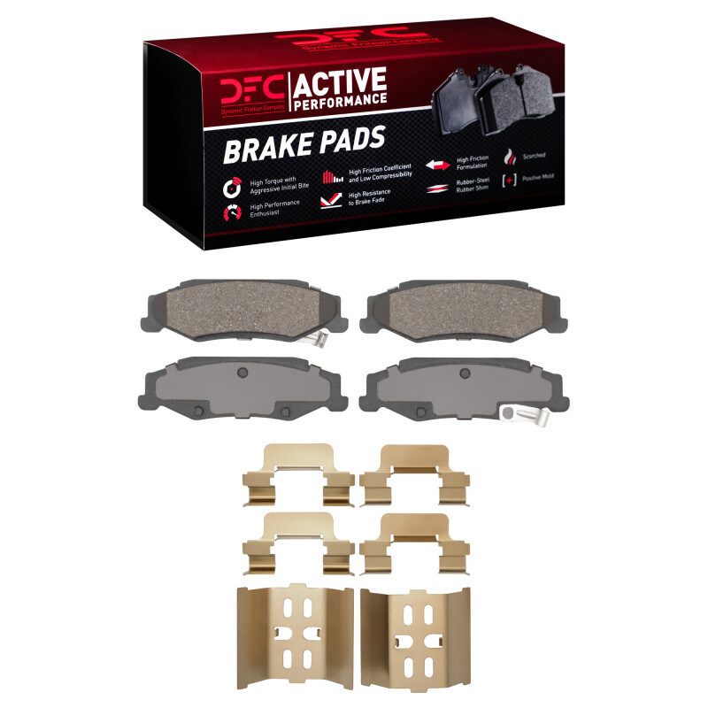 DFC 97-13 Cadillac XLR Rear Active Performance Pads and Hardware Kit