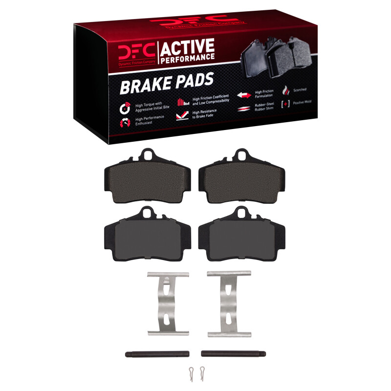 DFC 97-12 Porsche Boxster Rear Active Performance Pads and Hardware Kit