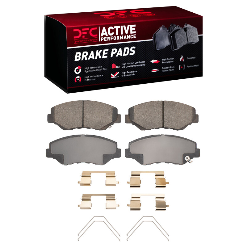 DFC 02-21 Acura ILX Front Active Performance Pads and Hardware Kit