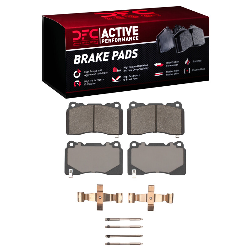 DFC 13-20 Buick Regal Front Active Performance Pads and Hardware Kit