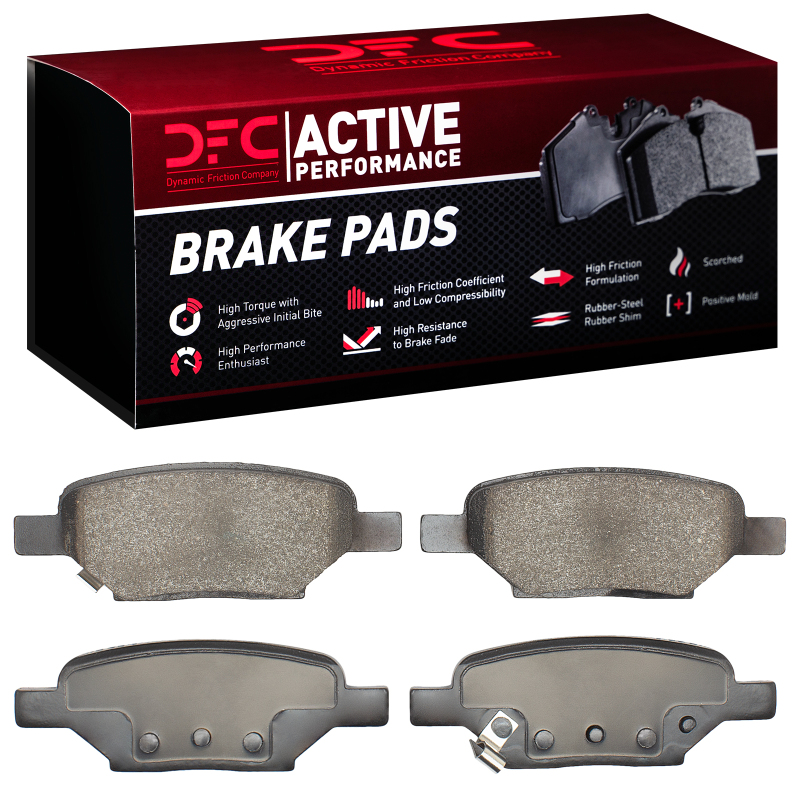 DFC 04-12 Chevrolet Malibu Rear Active Performance Pads - Low Metallic
