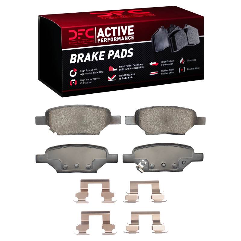 DFC 04-12 Chevrolet HHR Rear Active Performance Pads and Hardware Kit