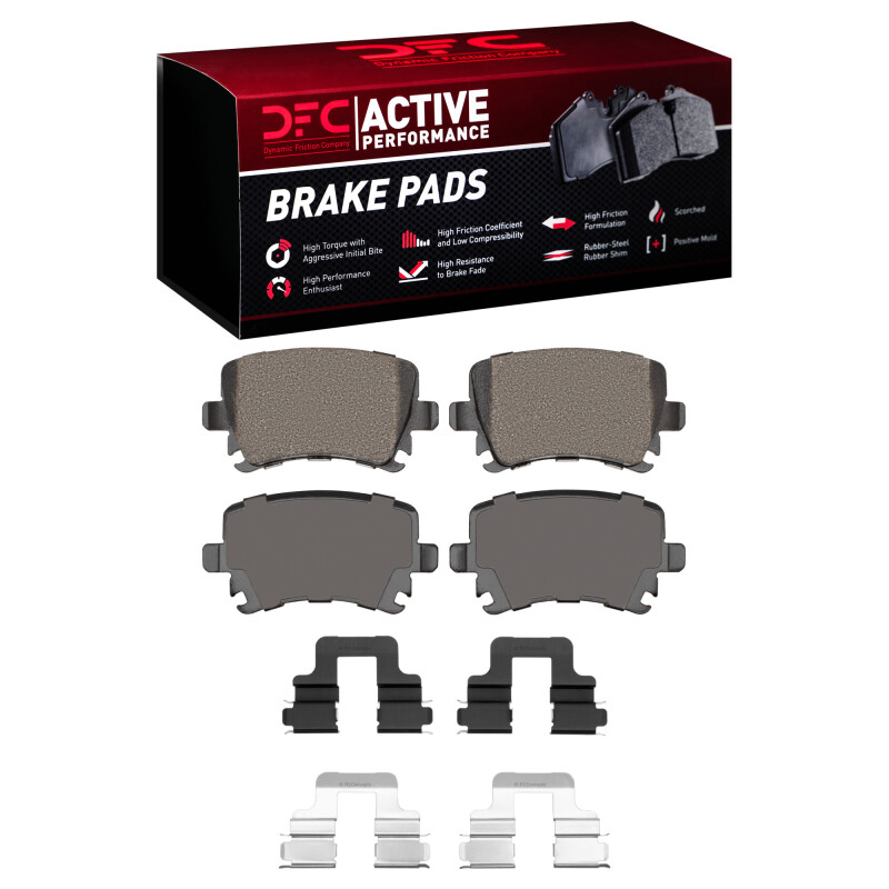 DFC 00-18 Audi A6 (USA/Canada) Rear Active Performance Pads and Hardware Kit