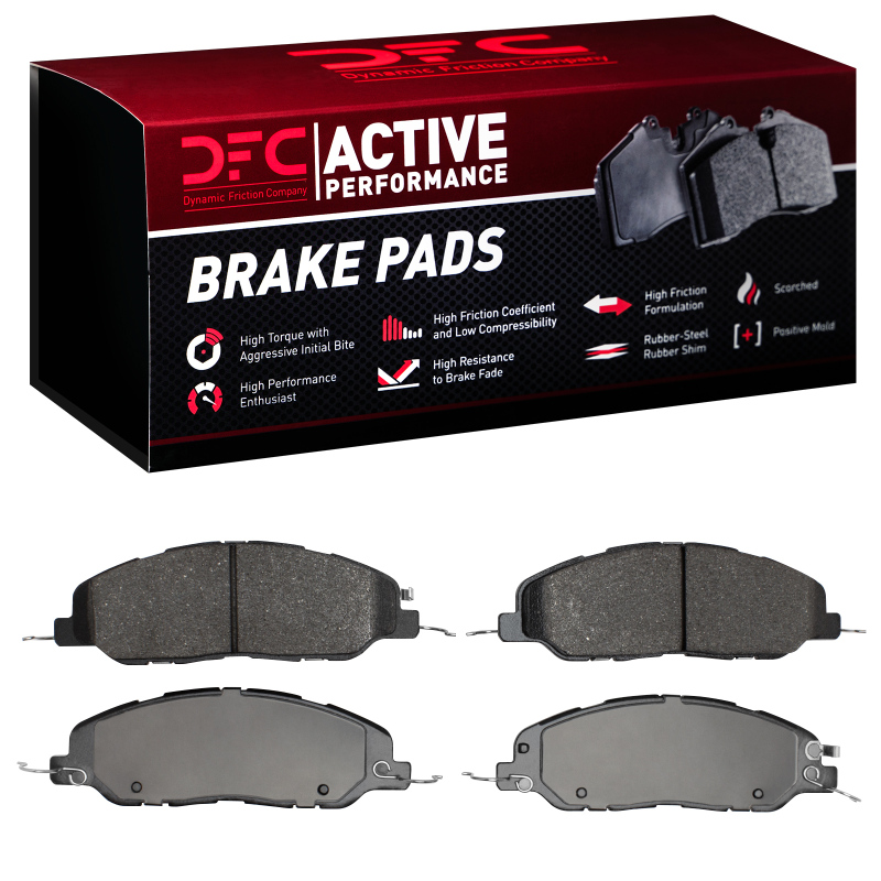 DFC 05-14 Ford Mustang Front Active Performance Pads - Low Metallic