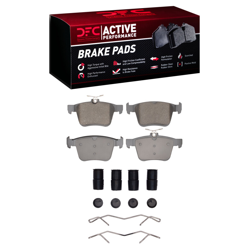 DFC 13-23 Audi TTS Quattro Rear Active Performance Pads and Hardware Kit