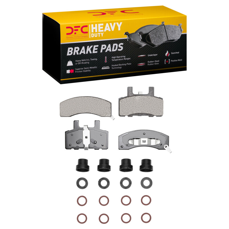 DFC 88-02 Chevrolet Express 3500 Front Heavy Duty Pads and Hardware Kit