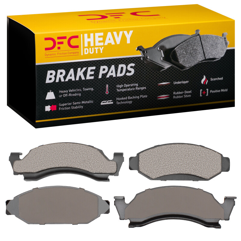 DFC 86-93 Ford F-150 RWD Front Heavy Duty Pads - Semi Metallic