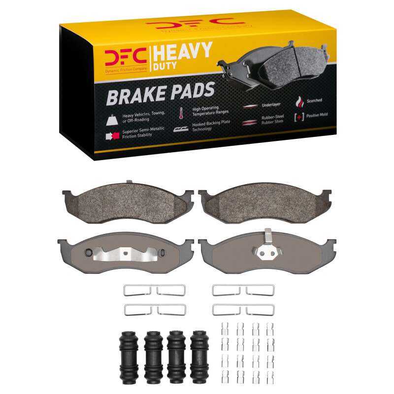 DFC 90-06 Jeep TJ (Canada - See Wrangler for US) Front Heavy Duty Pads and Hardware Kit