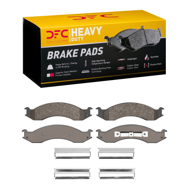 DFC 92-94 Ford E-250 Econoline Front Heavy Duty Pads and Hardware Kit