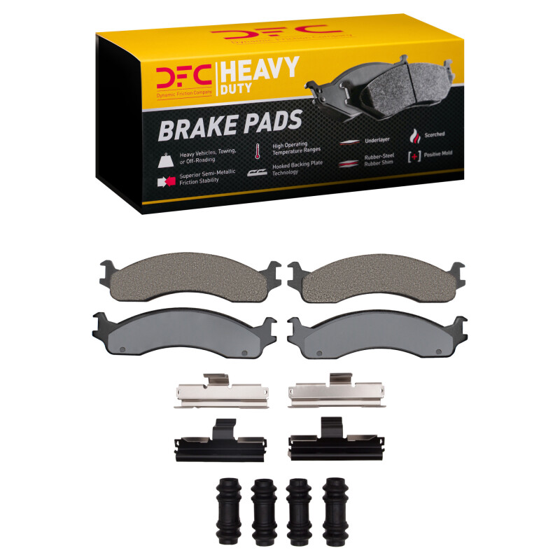 DFC 95-07 Ford F-350 4WD (Excl Super Duty) Front Heavy Duty Pads and Hardware Kit