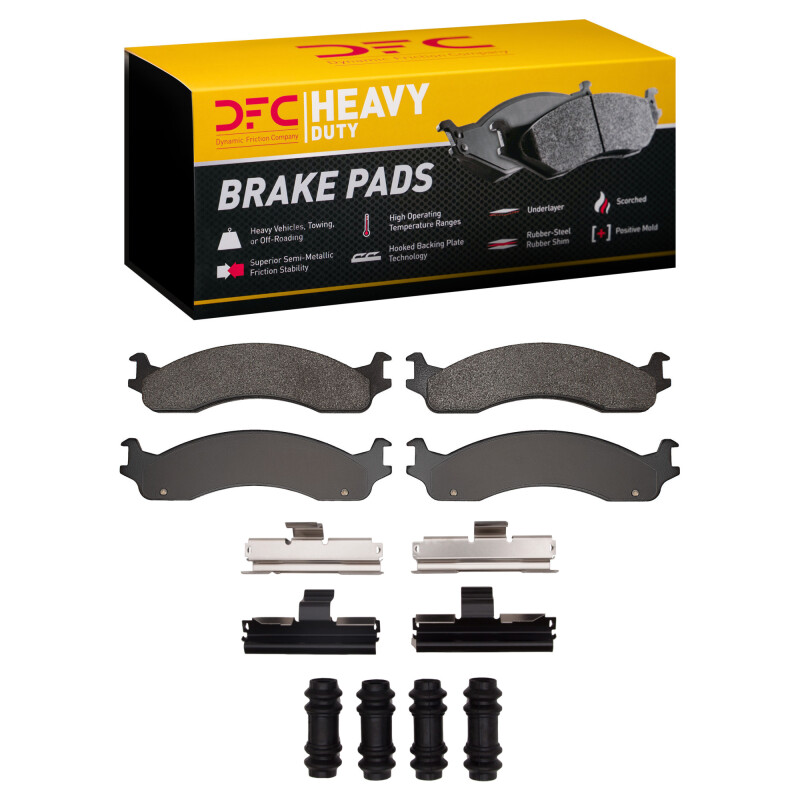 DFC 98-03 Dodge B200 / B200 Van / B250 Front Heavy Duty Pads and Hardware Kit