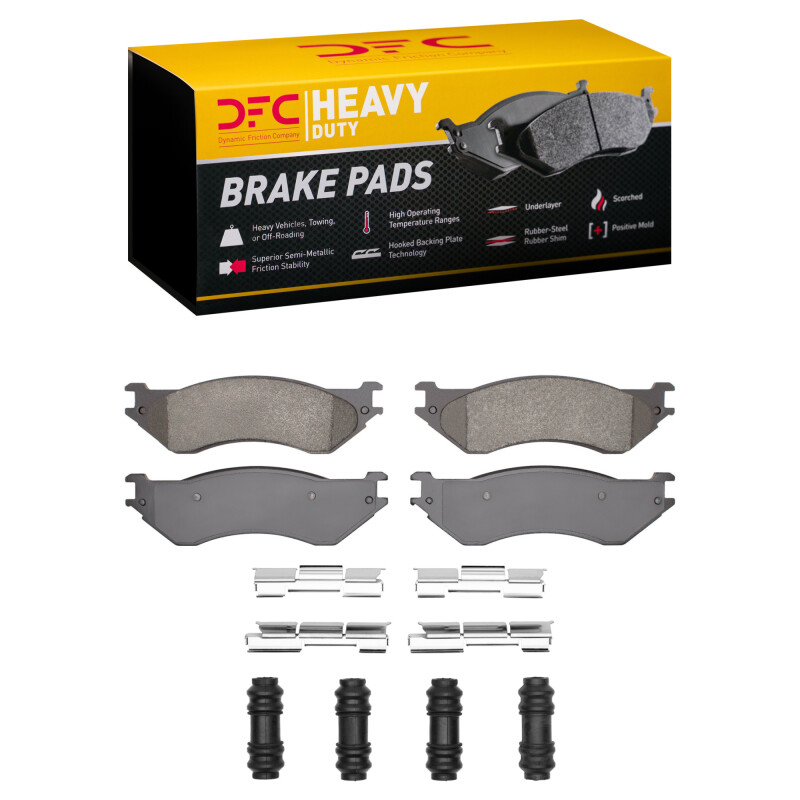 DFC 00-08 Dodge Ram 1500 Pickup Rear Heavy Duty Pads and Hardware Kit