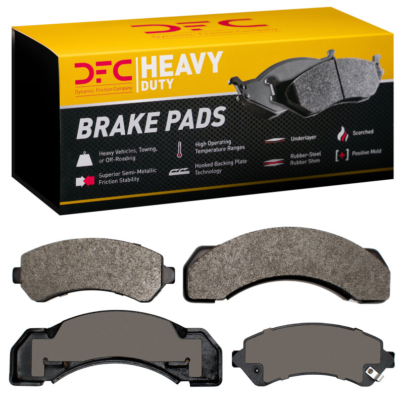 DFC 73-12 Chevrolet C3500HD Front/Rear Heavy Duty Pads - Semi Metallic