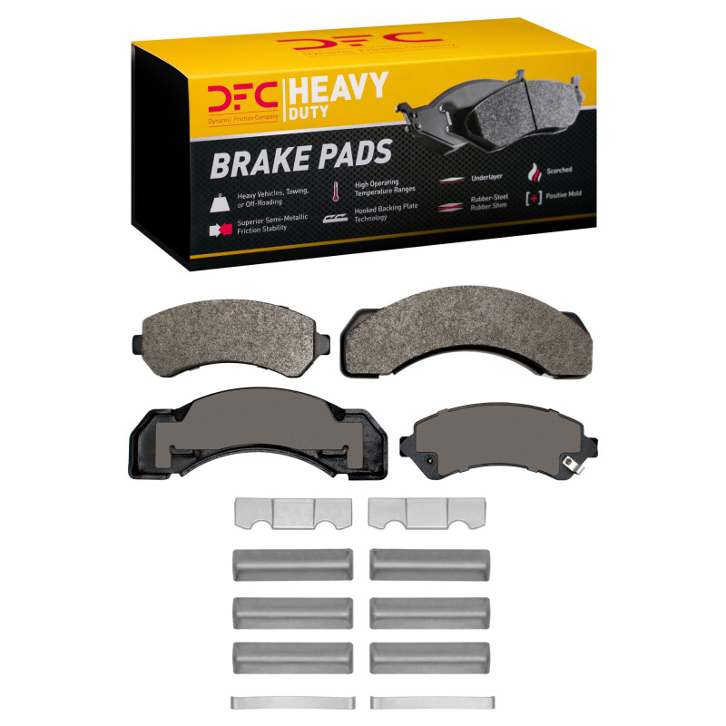 DFC 95-00 Chevrolet C3500 Front/Rear Heavy Duty Pads and Hardware Kit