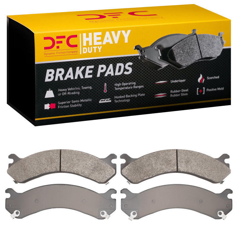 DFC 01-10 Chevrolet Silverado 3500 HD Rear Heavy Duty Pads - Semi Metallic