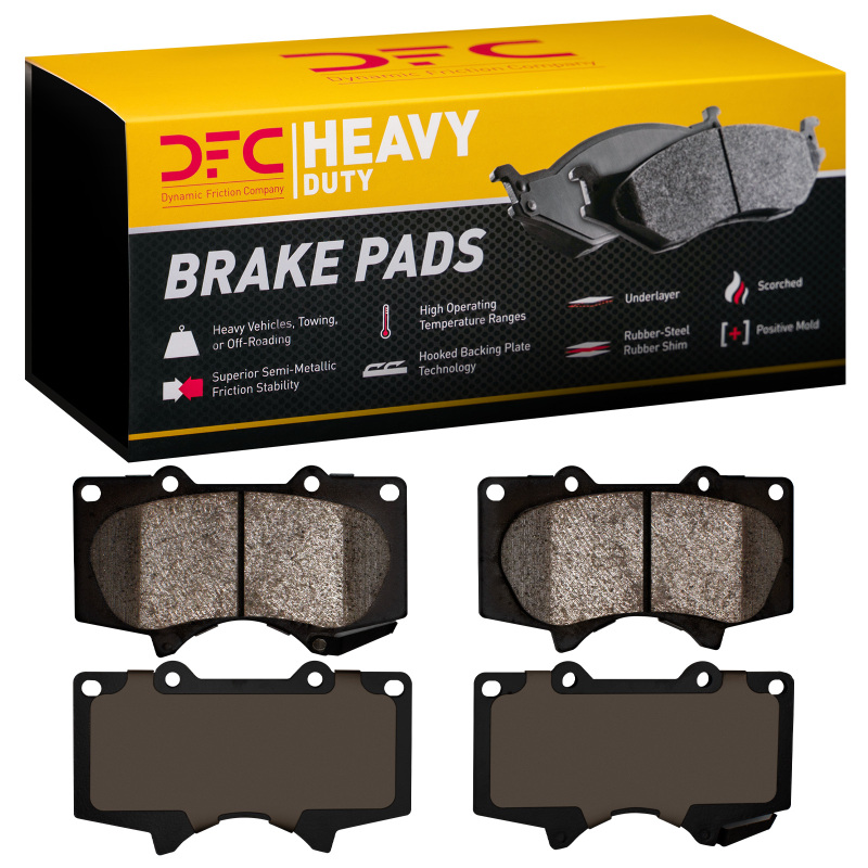 DFC 00-25 JAC Frison Front Heavy Duty Pads - Semi Metallic