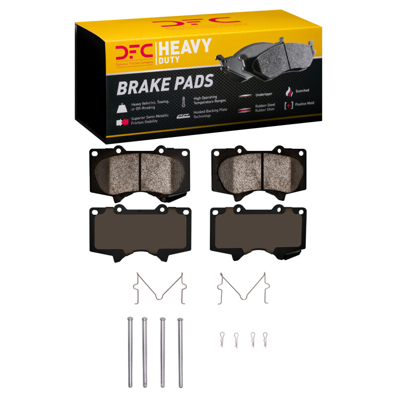 DFC 00-25 JAC Frison Front Heavy Duty Pads and Hardware Kit