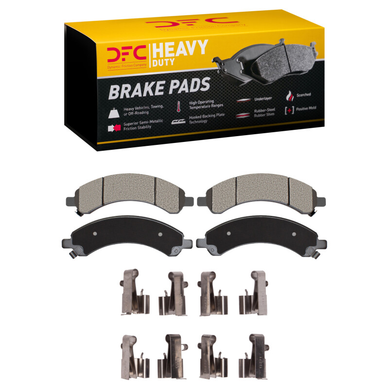 DFC 03-08 Chevrolet Express 3500 Rear Heavy Duty Pads and Hardware Kit