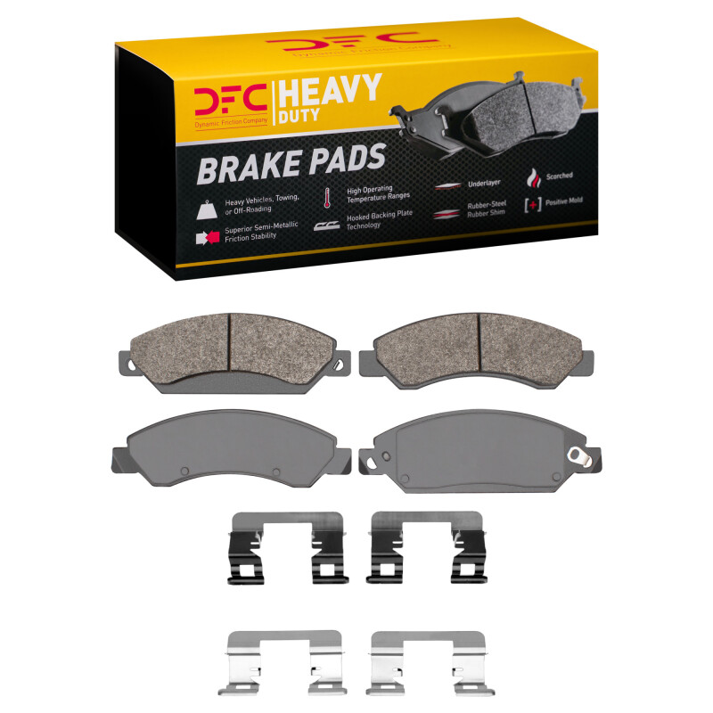 DFC 05-08 Cadillac Escalade Front Heavy Duty Pads and Hardware Kit