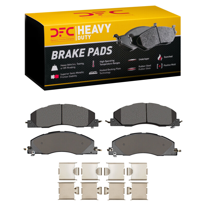DFC 09-18 Dodge Ram 3500 Front Heavy Duty Pads and Hardware Kit