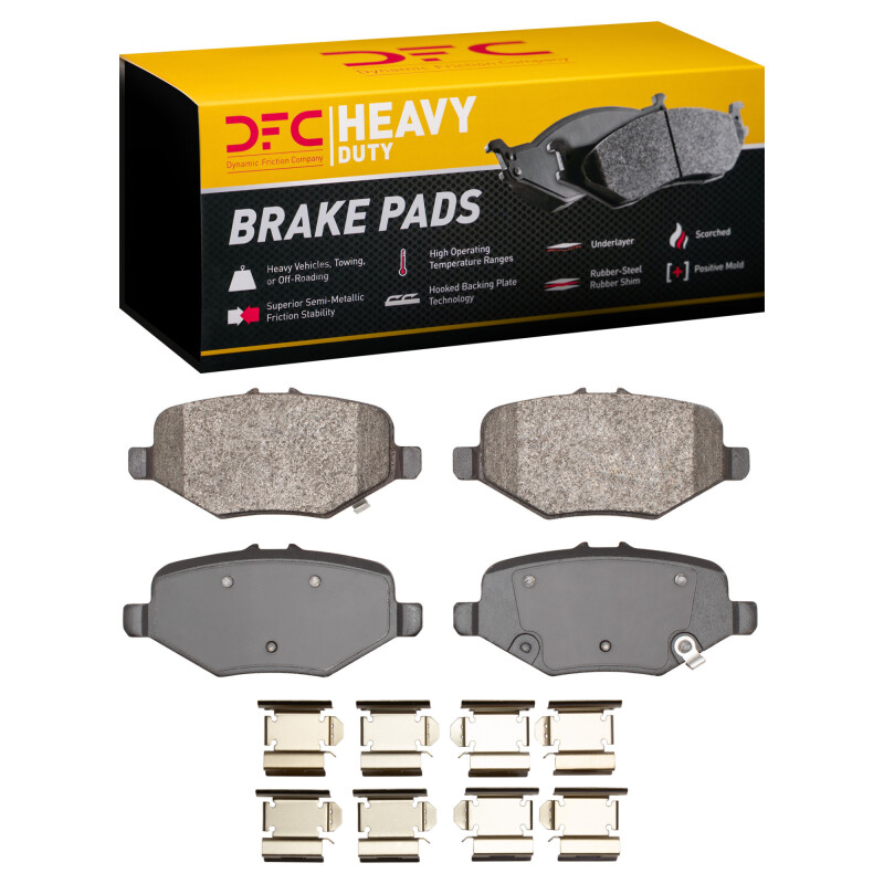 DFC 13-19 Ford Explorer Rear Heavy Duty Pads and Hardware Kit