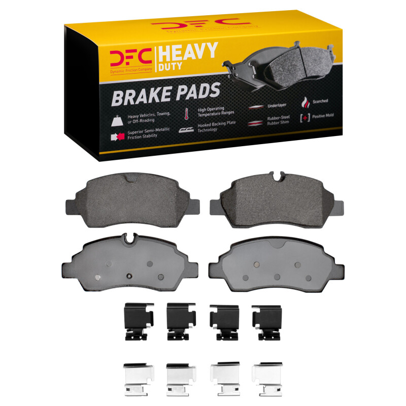 DFC 15-19 Ford Transit-350/SRW Rear Heavy Duty Pads and Hardware Kit
