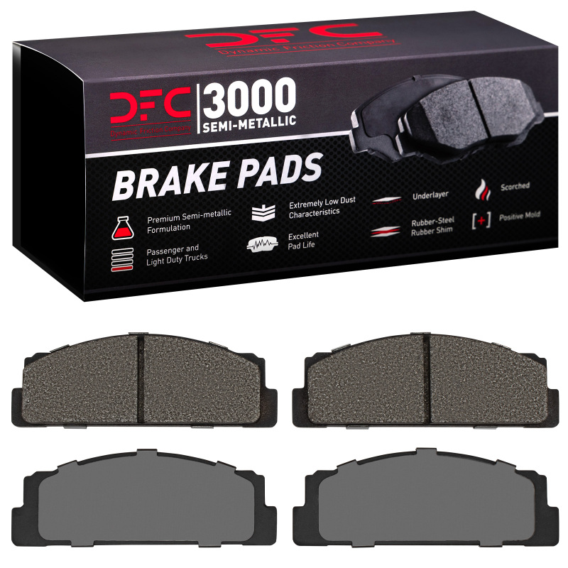 DFC 66-73 Fiat 124850 Front 3000 Semi-Metallic Brake Pads