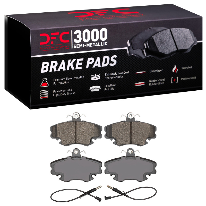 DFC 02-11 Nissan Platina (Mexico) Front 3000 Semi-Metallic Brake Pads
