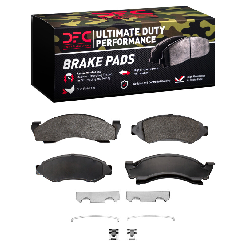 DFC 72-80 American Motors Pacer Front Ultimate Duty Performance Brake Pads and Hardware Kit