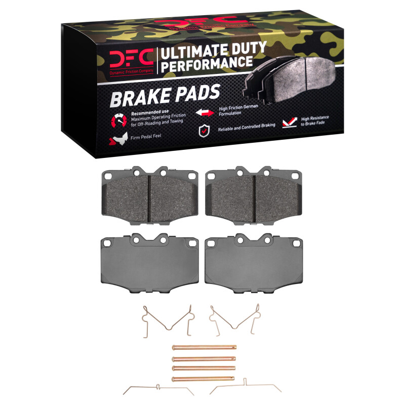DFC 79-85 Toyota 4Runner Front Ultimate Duty Performance Brake Pads and Hardware Kit