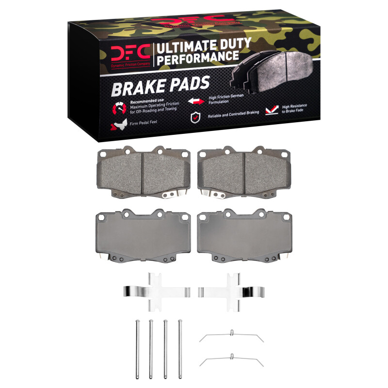 DFC 95-04 Toyota Tacoma Front Ultimate Duty Performance Brake Pads and Hardware Kit