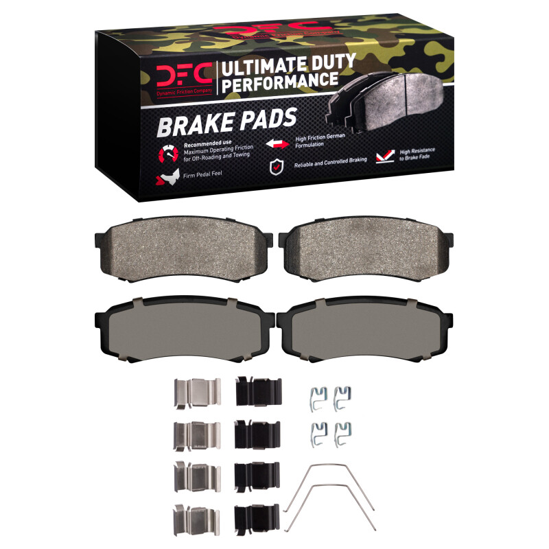DFC 93-24 Lexus GX470 Rear Ultimate Duty Performance Brake Pads and Hardware Kit