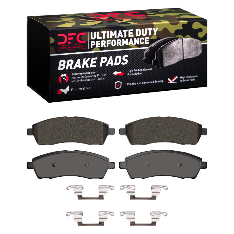 DFC 99-05 Ford Excursion Rear Ultimate Duty Performance Brake Pads and Hardware Kit