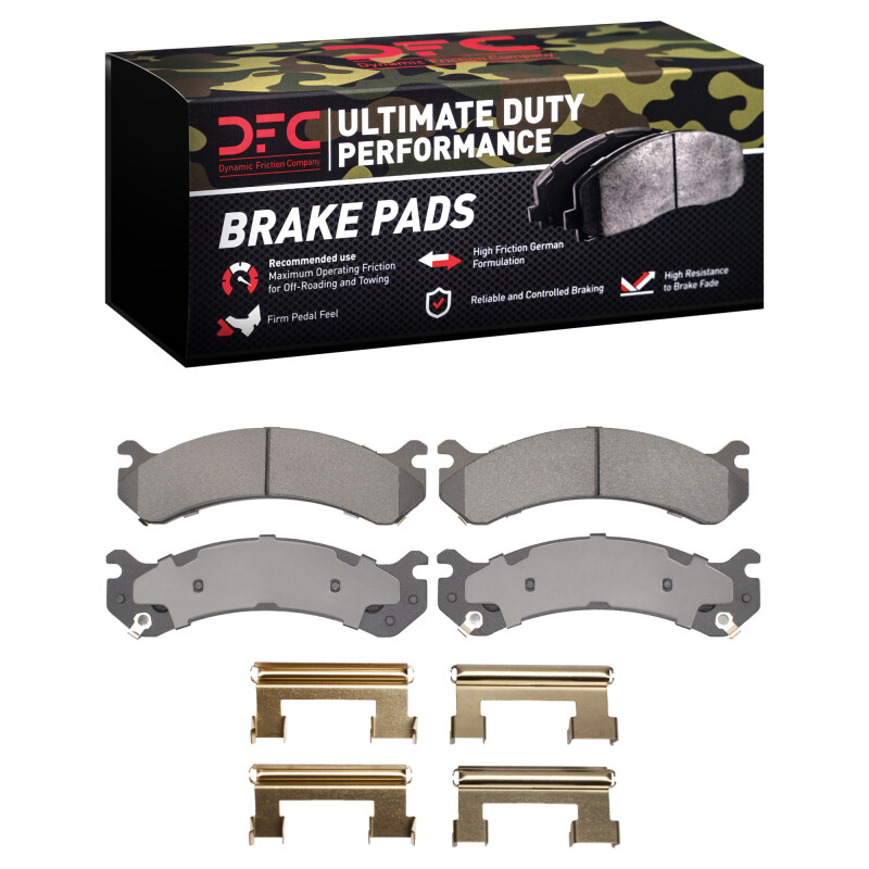 DFC 99-20 Cadillac DTS Front Ultimate Duty Performance Brake Pads and Hardware Kit