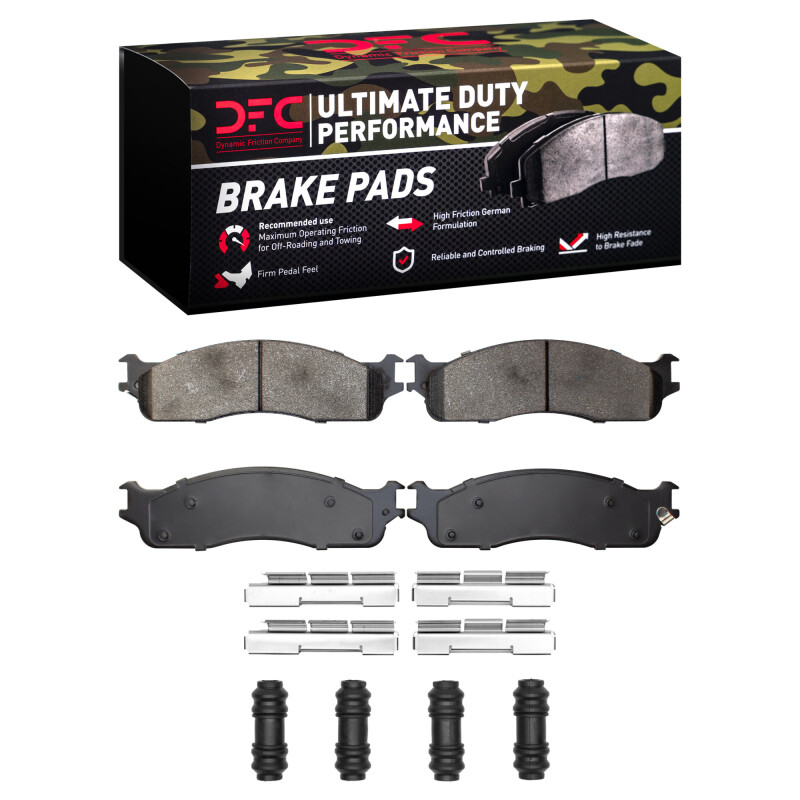 DFC 03-08 Dodge Ram 4000 (Mexico) Front Ultimate Duty Performance Brake Pads and Hardware Kit