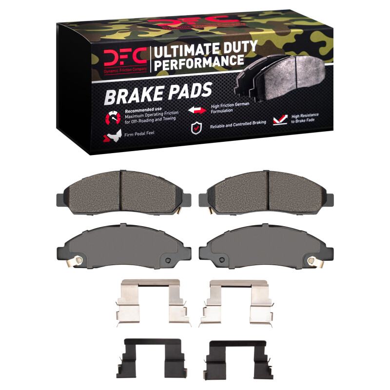 DFC 04-08 Chevrolet Colorado Front Ultimate Duty Performance Brake Pads and Hardware Kit
