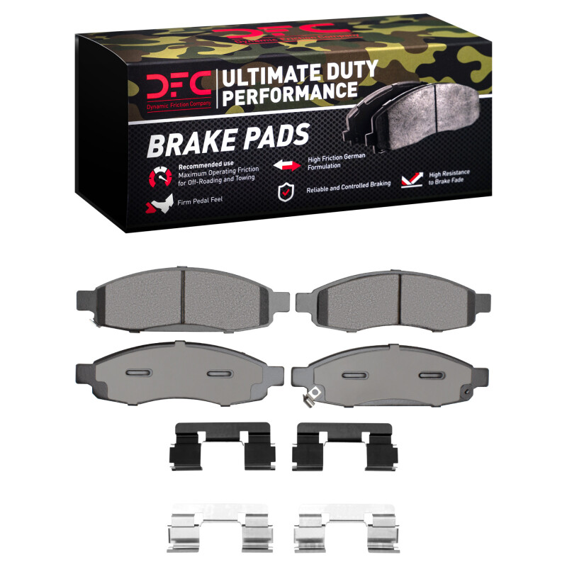 DFC 04-07 Infiniti QX56 Front Ultimate Duty Performance Brake Pads and Hardware Kit