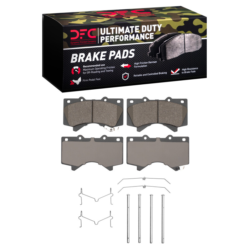 DFC 07-22 Lexus LX570 Front Ultimate Duty Performance Brake Pads and Hardware Kit