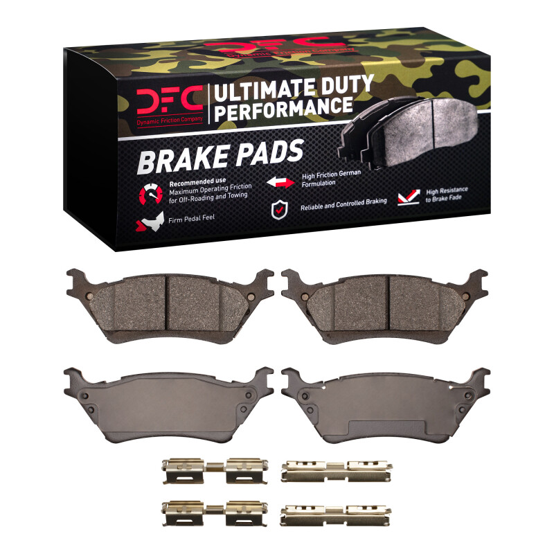 DFC 12-20 Ford F-150 RWD Rear Ultimate Duty Performance Brake Pads and Hardware Kit