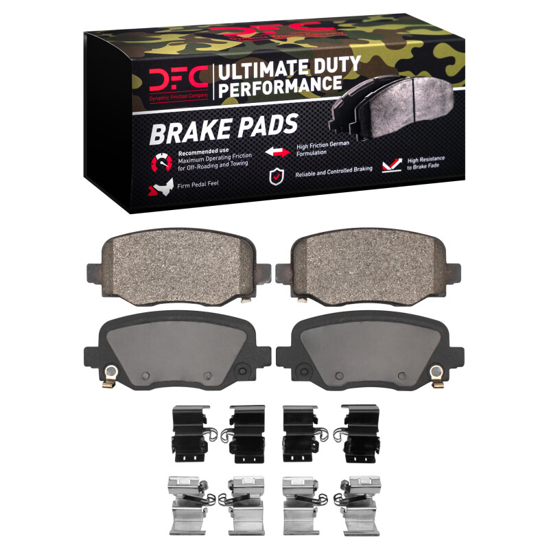 DFC 14-23 Chrysler 200 Rear Ultimate Duty Performance Brake Pads and Hardware Kit