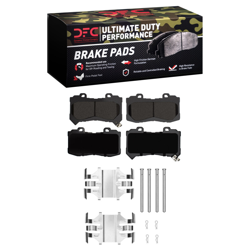 DFC 15-20 Chevrolet Colorado Front Ultimate Duty Performance Brake Pads and Hardware Kit