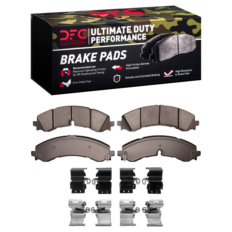 DFC 20-25 Chevrolet Silverado 2500 HD Front/Rear Ultimate Duty Perf Pads & Hardware Kit
