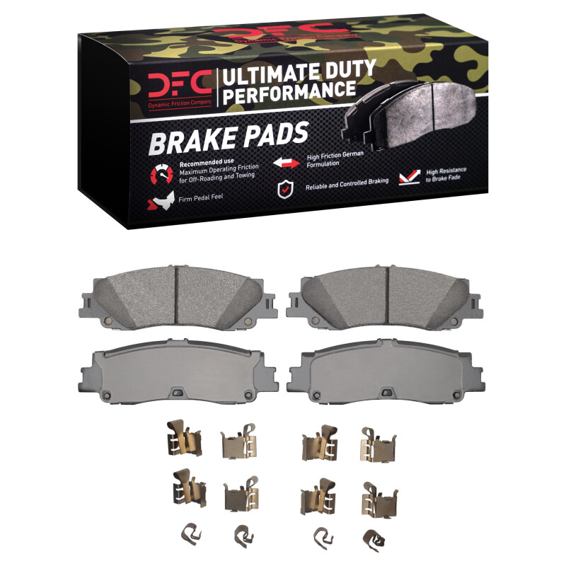 DFC 22-25 Infiniti QX80 Rear Ultimate Duty Performance Brake Pads and Hardware Kit