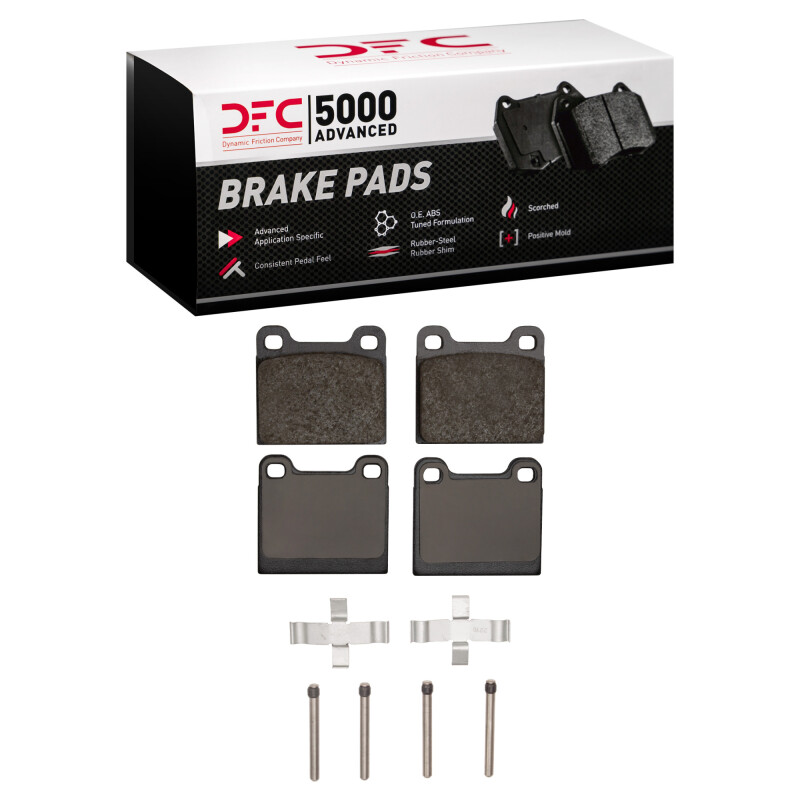 DFC 64-74 Alfa Romeo DUETTO 1600 Front/Rear 5000 Advanced Low Metallic Brake Pads and Hardware Kit