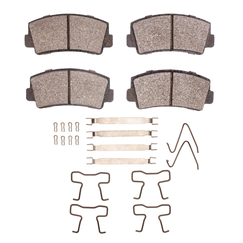 DFC 70-84 Ford Courier (USA/Canada) Front 5000 Advanced Ceramic Brake Pads and Hardware Kit