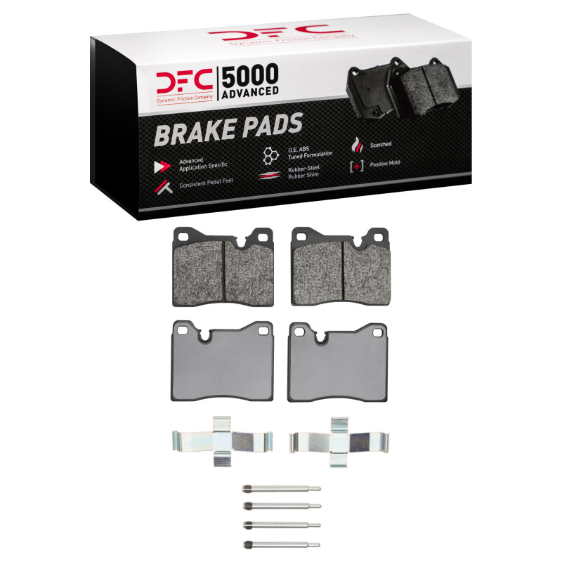 DFC 69-76 BMW 2500 Front 5000 Advanced Low Metallic Brake Pads and Hardware Kit
