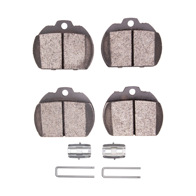 DFC 73-74 Volkswagen Karmann Ghia Front 5000 Advanced Semi Metallic Brake Pads and Hardware Kit