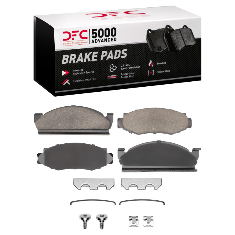 DFC 74-83 American Motors Eagle Front 5000 Advanced Semi Metallic Brake Pads and Hardware Kit