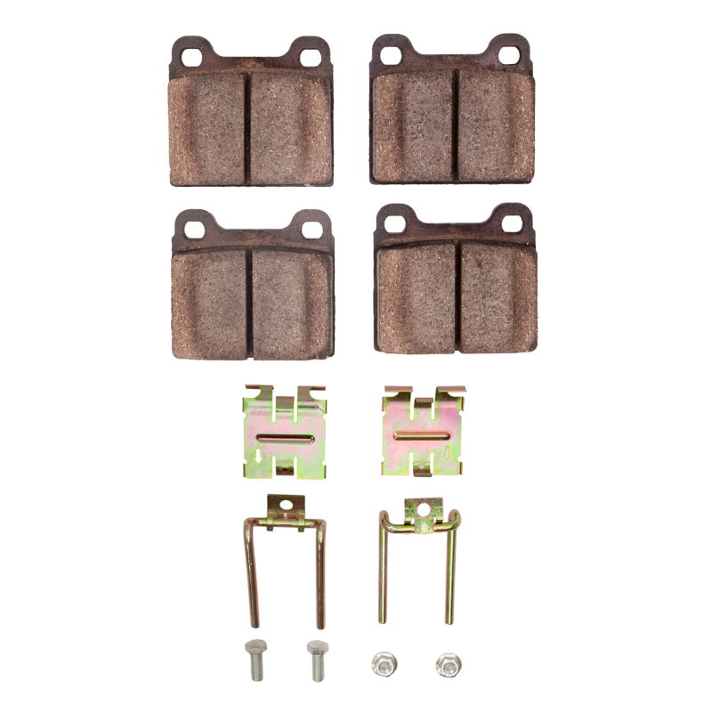 DFC 73-80 Audi Fox Front 5000 Advanced Semi Metallic Brake Pads and Hardware Kit