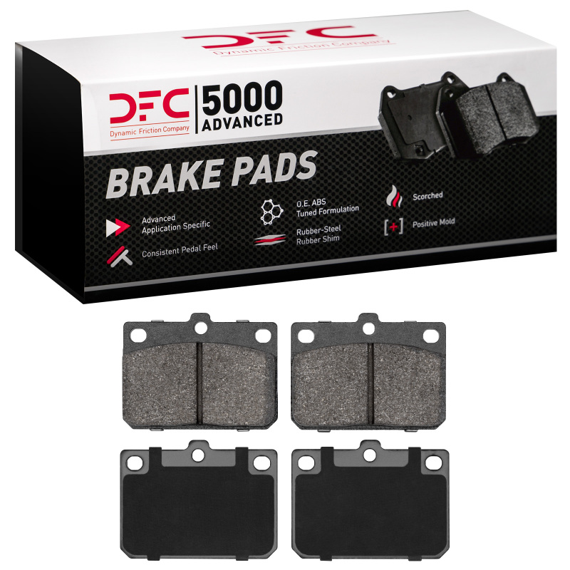 DFC 72-87 Dodge Colt Front 5000 Advanced Semi Metallic Brake Pads